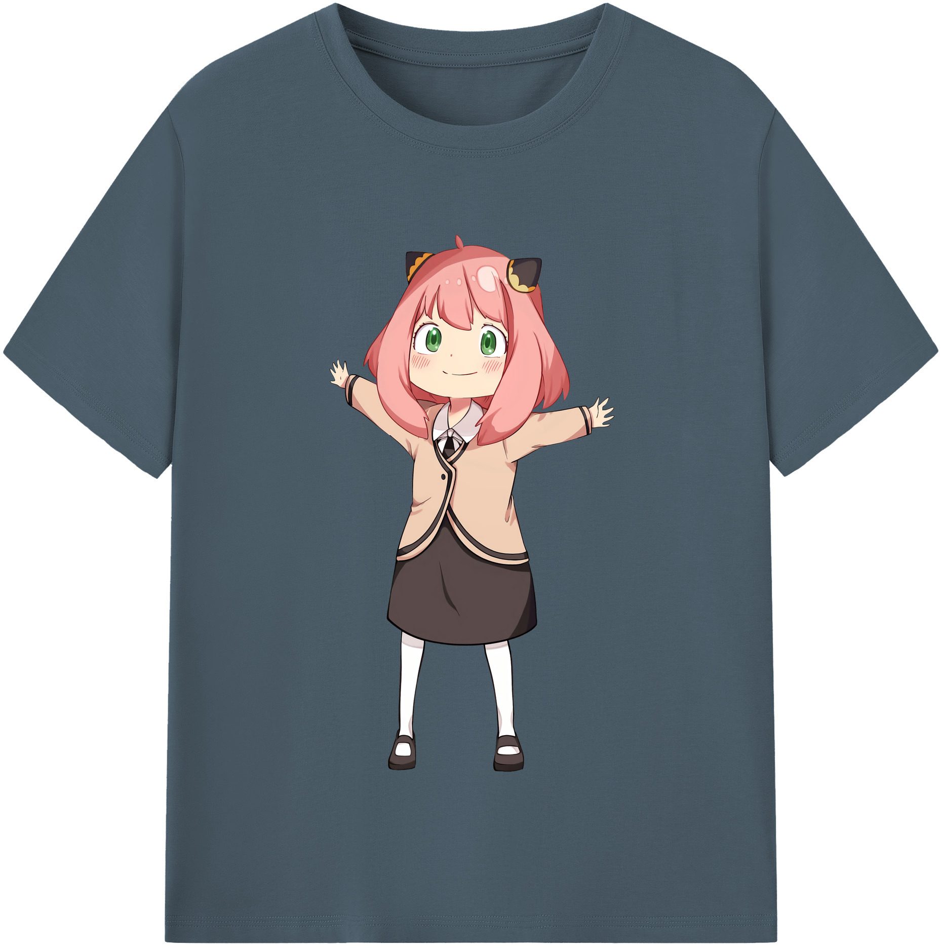 （画像用） SPY×FAMILY间谍家家酒 綿100％半袖Tシャツ（フロントプリント）